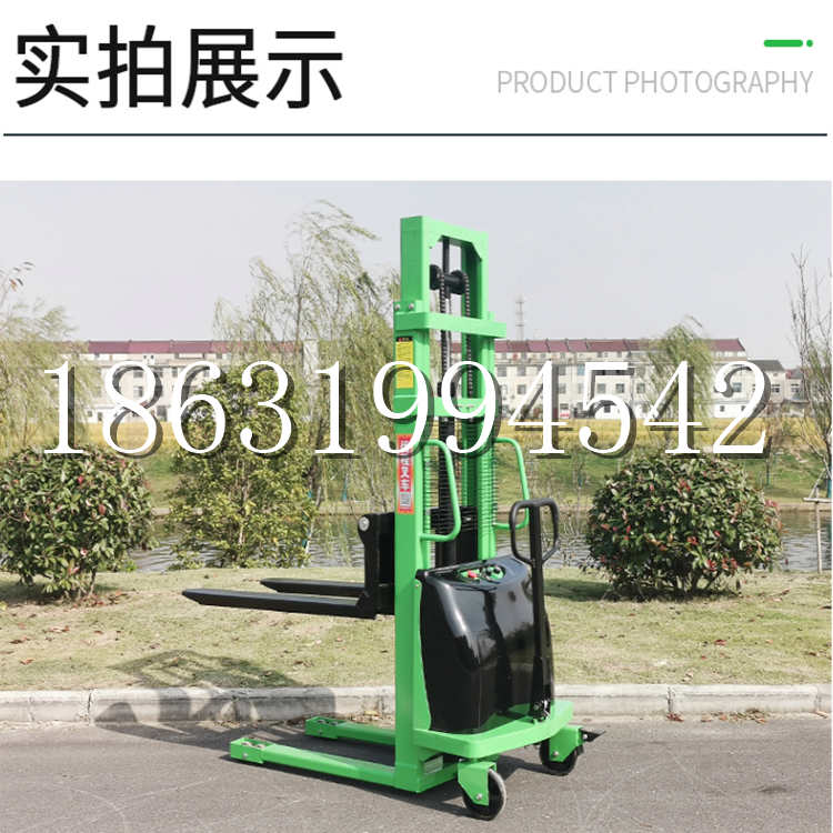 防城区电动叉车堆高车液压铲车电瓶1吨2吨站驾步行式小型全自动叉车